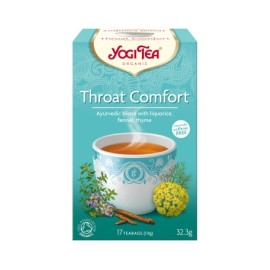 Yogi Tea Throat Comfort 17 Teabags Βιολογικό Τσάϊ
