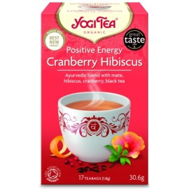 Yogi Tea Positive Energy Cranberry Hibiscus 17 Tea