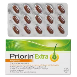 Bayer Priorin Extra Συμπλήρωμα Για Την Τριχόπτωση