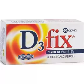 UNI-PHARMA D3 FIX 1200IU 60TABS
