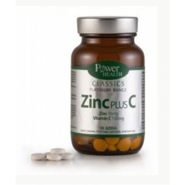 POWER HEALTH PLATINUM ZINC PLUS C 30TABS