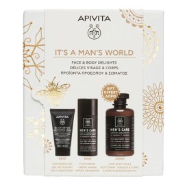 Apivita Promo Mens Care Face and Eye Cream 50ml &