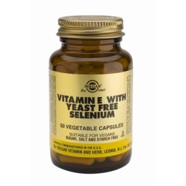 SOLGAR VITAMIN E+SELENIUM VEG.CAPS 50S