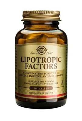 SOLGAR LIPOTROPIC FACTORS 50TABS