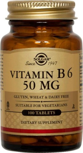 SOLGAR VITAMIN B6 50MG TABS 100S