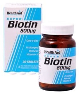 Health Aid Biotin 800ug 30tabs