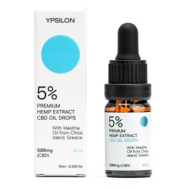 Ypsilon 5% (500mg) “MILD” Έλαιο Κάνναβης CBD με Μα