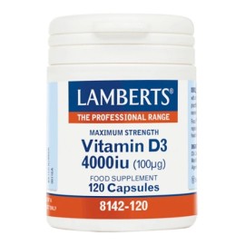 LAMBERTS VITAMIN D3 4000IU 120 CAPS