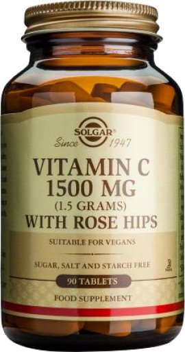 SOLGAR ROSE HIPS C 1500MG 90TAB