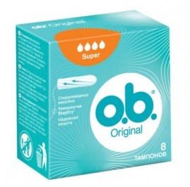 O.B. ORIGINAL SUPER ΤΑΜΠΟΝ 8 ΤΕΜΑΧΙΑ