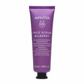 Apivita Face Scrub Bilberry Brithening Κρέμα Απολέ