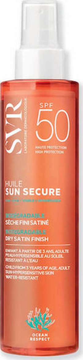 SVR Laboratoire Sun Secure Huile SPF50+ Αντιηλιακό