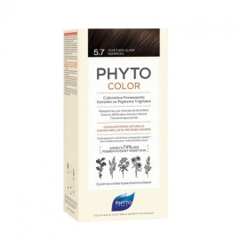 Phyto Phytocolor Clair Marron Μόνιμη Βαφή 5.7 Ανοι