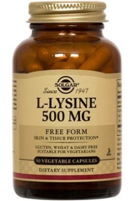 SOLGAR L-LYSINE 500MG 50VCAP