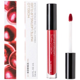 Korres Morello Matte Lasting Lip Fluid Long Lastin