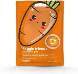 Mad Beauty Veggie Friends Carrot Sheet Face Mask Μ