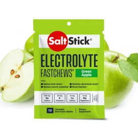 SaltStick Electrolyte Fastchews Γεύση Green Apple