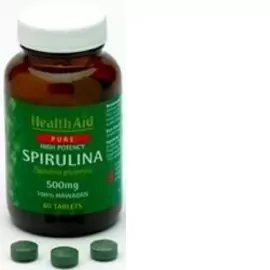 HEALTH AID SPIRULINA 500MG TABLETS 60S