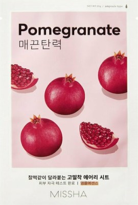 Missha Airy Fit Sheet Face Mask Pomegranate Μάσκα