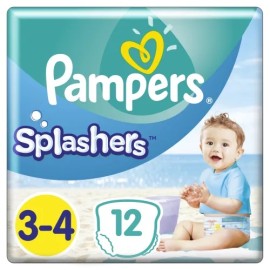 Pampers Splashers Πάνες Μαγιό Μέγεθος 3-4 (6-11Kgr