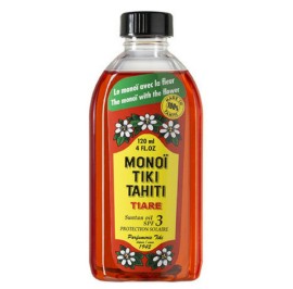 Monoi Tiki Tahiti Tiare Bronzant Spf 3 Sun Tan Oil