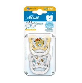 Dr. Browns Prevent Πιπίλα Ορθοδοντική 6-18 Μηνών