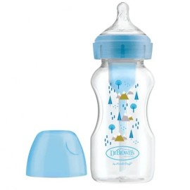 Dr Browns Option+ Blue Πλαστικό Μπιμπερό Με Φαρδύ