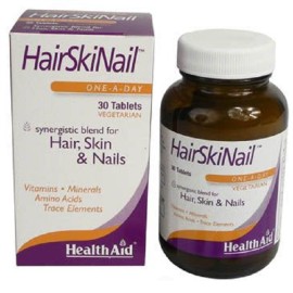 Health Aid Hair, Skin & Nails Formula 30tabs
