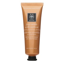 Apivita Face Scrub With Apricot Ήπιας Απολέπισης Μ