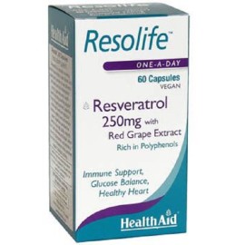 HEALTH AID RESOLIFE -ΡΕΣΒΕΡΑΤΡΌΛΗ 250MG 60S
