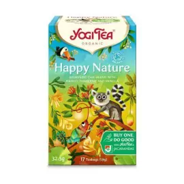 Yogi Tea Happy Nature 17 Teabags Βιολογικό Τσάϊ Γι