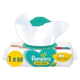 Pampers New Baby Sensitive Υγρά Μωρομάντηλα 50τμχ