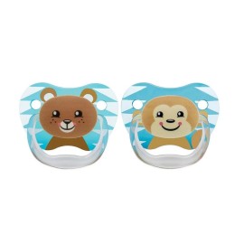 Dr. Browns Blue Ορθοδοντική Πιπίλα Με Θηλή Σιλικό