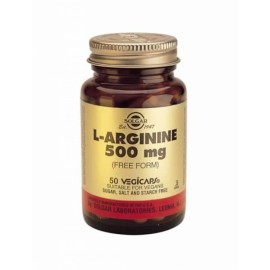 SOLGAR L-ARGININE 500MG 50VCAP