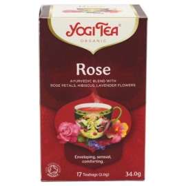 Yogi Tea Rose Bio 17 Teabags Βιολογικό Τσάϊ Τριαντ