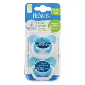 Dr. Browns Prevent Ορθοπεδική Πιπίλα Πεταλούδα (P