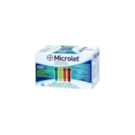Bayer Microlet Colored Lancets 100τμχ
