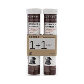 KORRES ACEROLA & VITAMIN C 2X18 ΑΝΑΒΡΑΖΟΝΤΑ ΔΙΣΚΙΑ