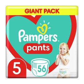 Pampers Pants Giant Pack No5 Πάνες Βρακάκι12-17kgr