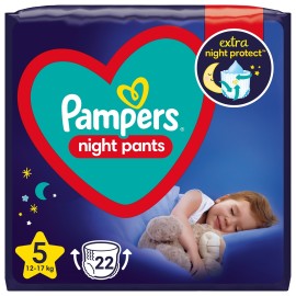 Pampers Night Pants Πάνες-Βρακάκι Για Νύχτα Μέγεθο