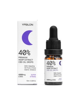 Ypsilon Έλαιο Κάνναβης CBD 40% Super Strong με Μασ