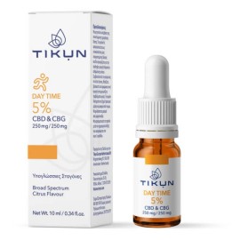 Tikun Day Time CBD 250mg & CBG 250mg Citrus Έλαιο