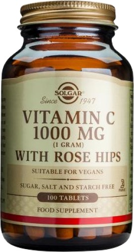 SOLGAR ROSE HIPS C 1000MG 100TAB