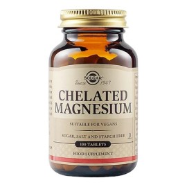 SOLGAR CHELATED MAGNESIUM 100MG 100TAB
