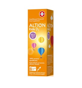 Altion Kids D3 Drops 400iu Συμπλήρωμα Διατροφής D3