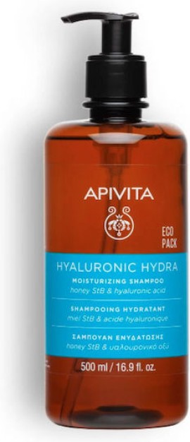 Apivita Hyaluronic Hydra Σαμπουάν Ενυδάτωσης Mε Υα
