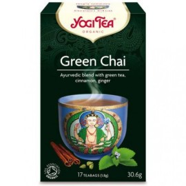 Yogi Tea Green Chai Πράσινο Τσάϊ 17 Φακελάκια