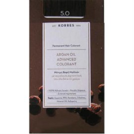 KORRES ARGAN OIL 5.0 ΜΟΝΙΜΗ ΒΑΦΗ ΚΑΣΤΑΝΟ ΑΝΟΙΧΤΟ 5