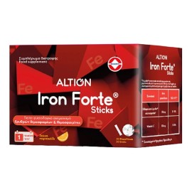 Altion Iron Forte Sticks Γεύση Πορτοκάλι 30 φακελί