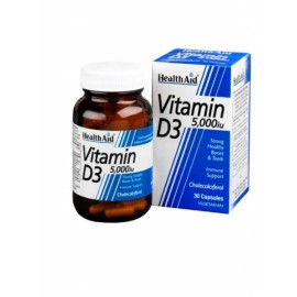HEALTH AID VITAMIN D3 5000i.u. 30CAPS